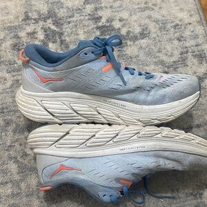 Hoka Women's Athletic Shoes in Blue and Orange